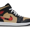 Air Jordan 1 Mid Tartan Swoosh