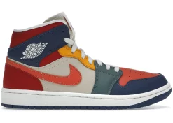Jordan 1 Mid SE Multi Color (2022) (W)