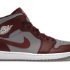 Jordan 1 Mid Cherrywood Red