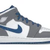 Jordan 1 Mid True Blue Cement (GS)