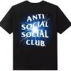 Anti Social Social Club Glow In The Dark Pain T-shirt Black/Blue