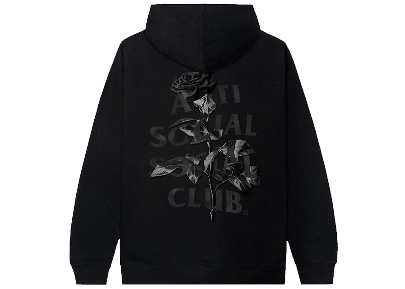 Anti Social Social Club Hell O Rose Hoodie Black 1 Anti Social Social Club Hell O Rose Hoodie Black