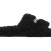 Balenciaga Furry Slide Black