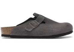 Birkenstock Boston Clogs Stussy Anthracite