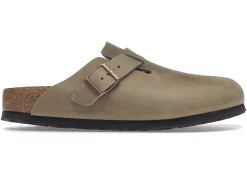 Birkenstock Boston Oiled Leather Tobacco Brown