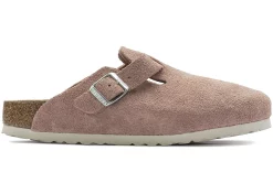 Birkenstock Boston Soft Footbed Suede Pink Clay