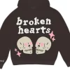 Broken Planet Market Broken Hearts Hoodie Black