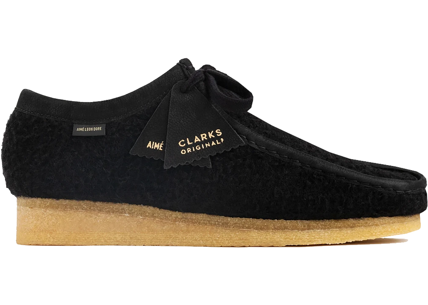 Clarks Originals Wallabee Aime Leon Dore Black Casentino Wool 1 Clarks Originals Wallabee Aime Leon Dore Black Casentino Wool