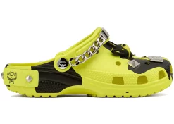 Crocs Classic Clog MCM Camoflauge Print Neon Yellow