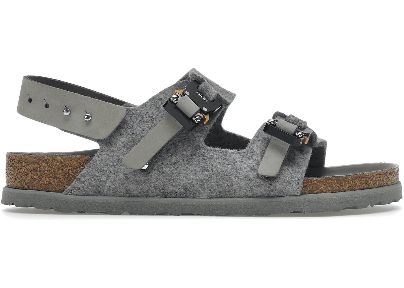 Dior By Birkenstock Milano Sandal Grey 1 Dior By Birkenstock Milano Sandal Grey