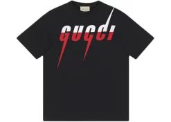 Gucci Gucci Blade Print T-shirt Black/Red/White