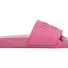 Gucci Logo Slide Pink Rubber