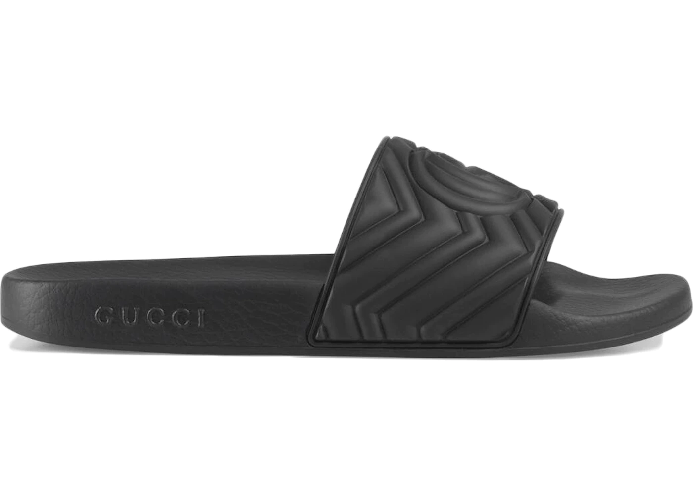 Gucci Matelasse Slide Black 1 Gucci Matelasse Slide Black