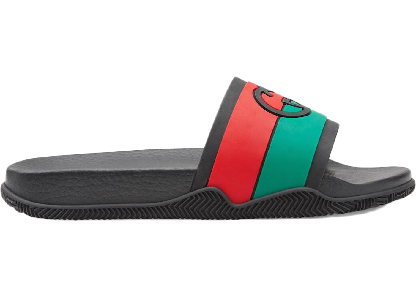 Gucci Slide Interlocking G Black 1 Gucci Slide Interlocking G Black