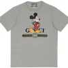 Gucci X Disney Oversized Logo-Print T-shirt Grey
