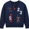 Jordan X Eastside Golf Cardigan Navy