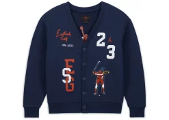 Jordan X Eastside Golf Cardigan Navy
