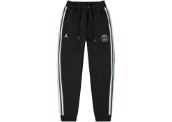 Jordan X PSG Paris Saint Germain Fleece Pants Black/White/Green