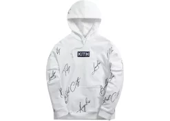 Kith City Script Hoodie White