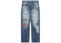 Levis X CLOT 501 Jeans Indigo Blue