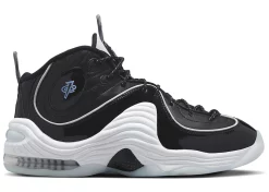 Nike Air Penny 2 Black Patent Football Grey