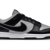 Nike Dunk Low Chenille Swoosh Black Grey