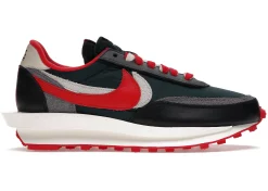 Nike LD Waffle Sacai Undercover Midnight Spruce University Red