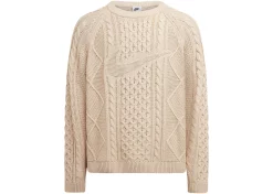 Nike Life Cable Knit Sweater Rattan