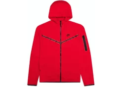 Nike Sportswear Kids' Tech Fleece Full-Zip Hoodie University Red/Black