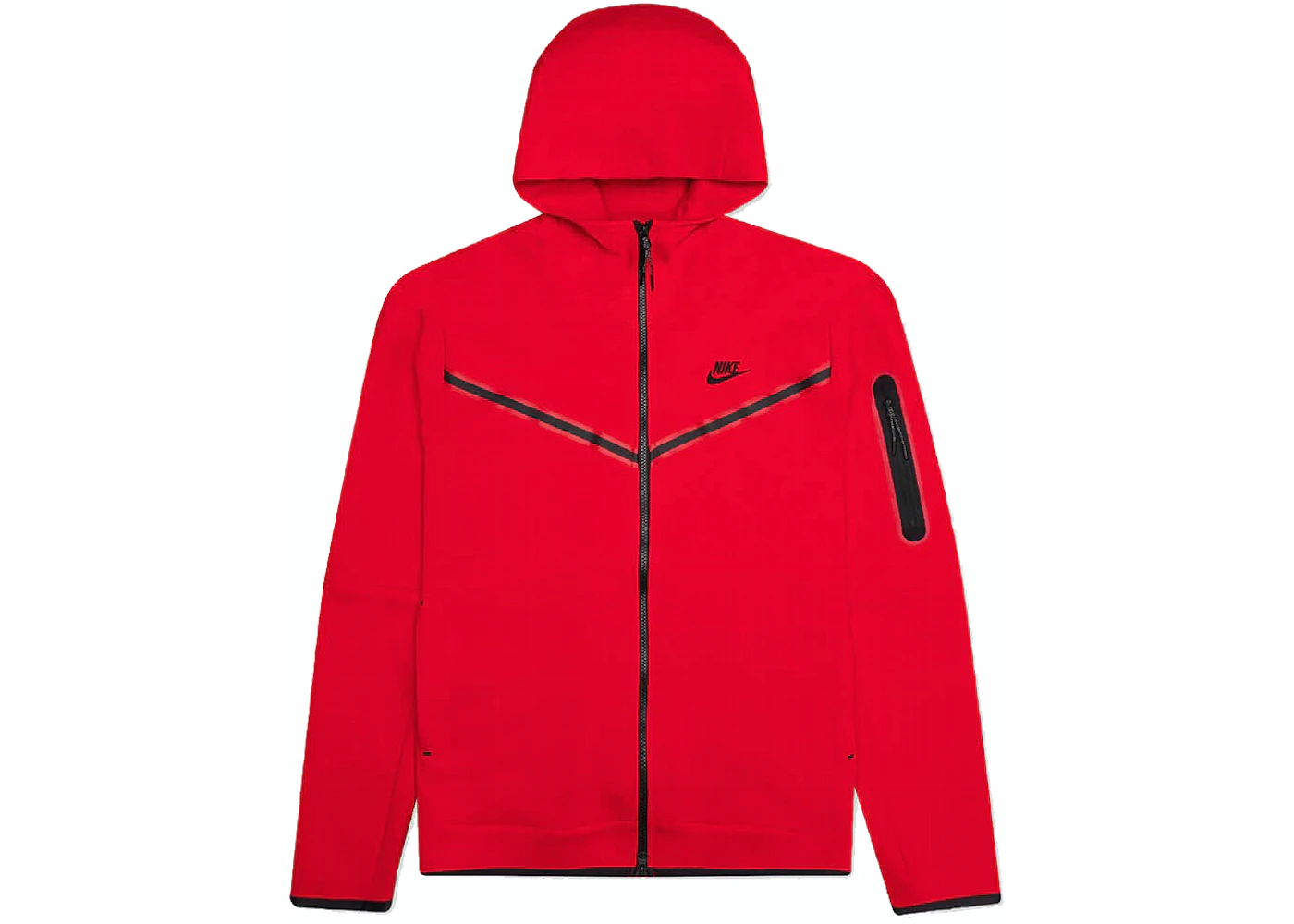 Nike Sportswear Kids' Tech Fleece Full-Zip Hoodie University Red/Black 1 Nike Sportswear Kids' Tech Fleece Full-Zip Hoodie University Red/Black