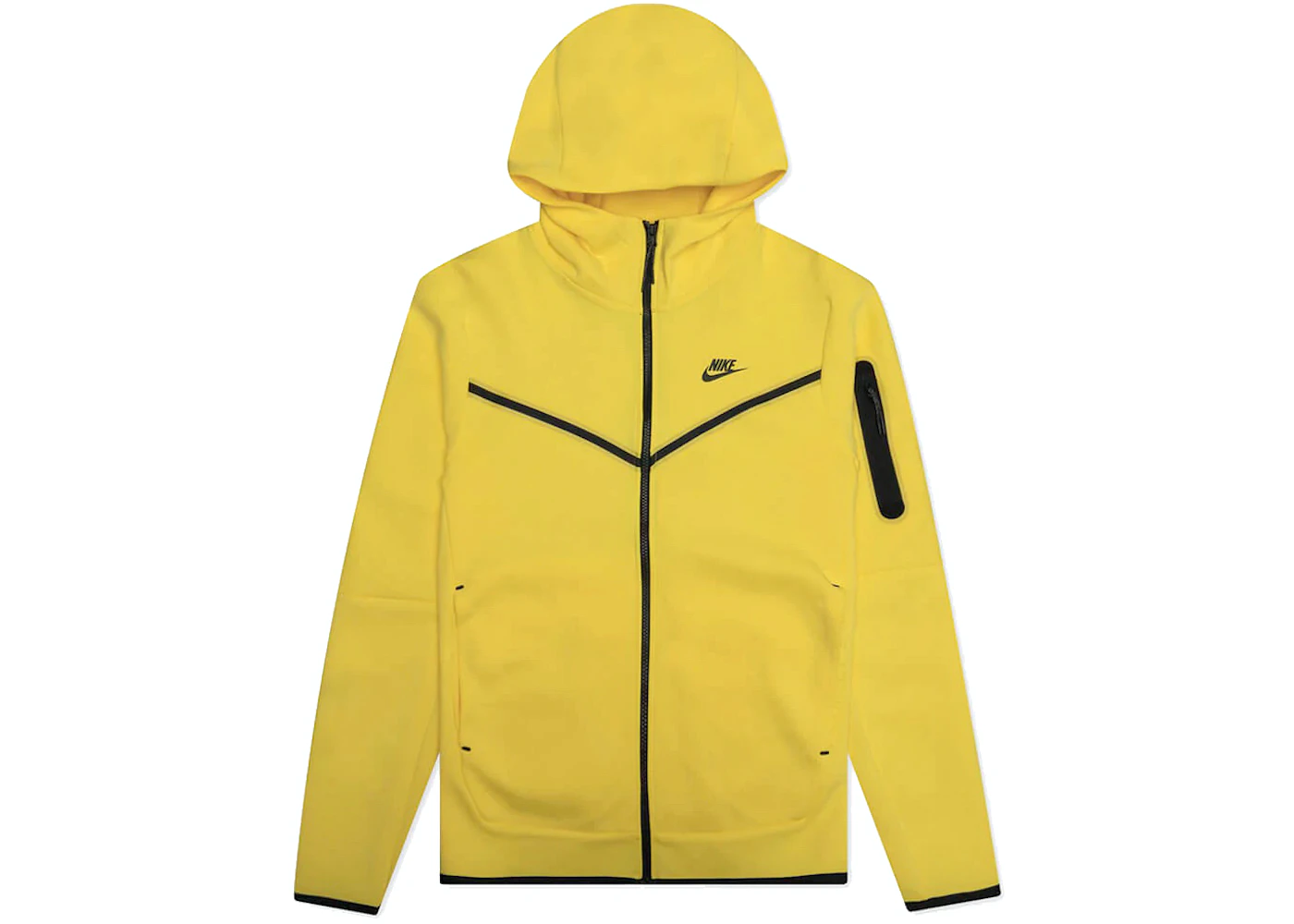 Nike Tech Fleece Full-Zip Hoodie Yellow Strike/Black 1 Nike Tech Fleece Full-Zip Hoodie Yellow Strike/Black