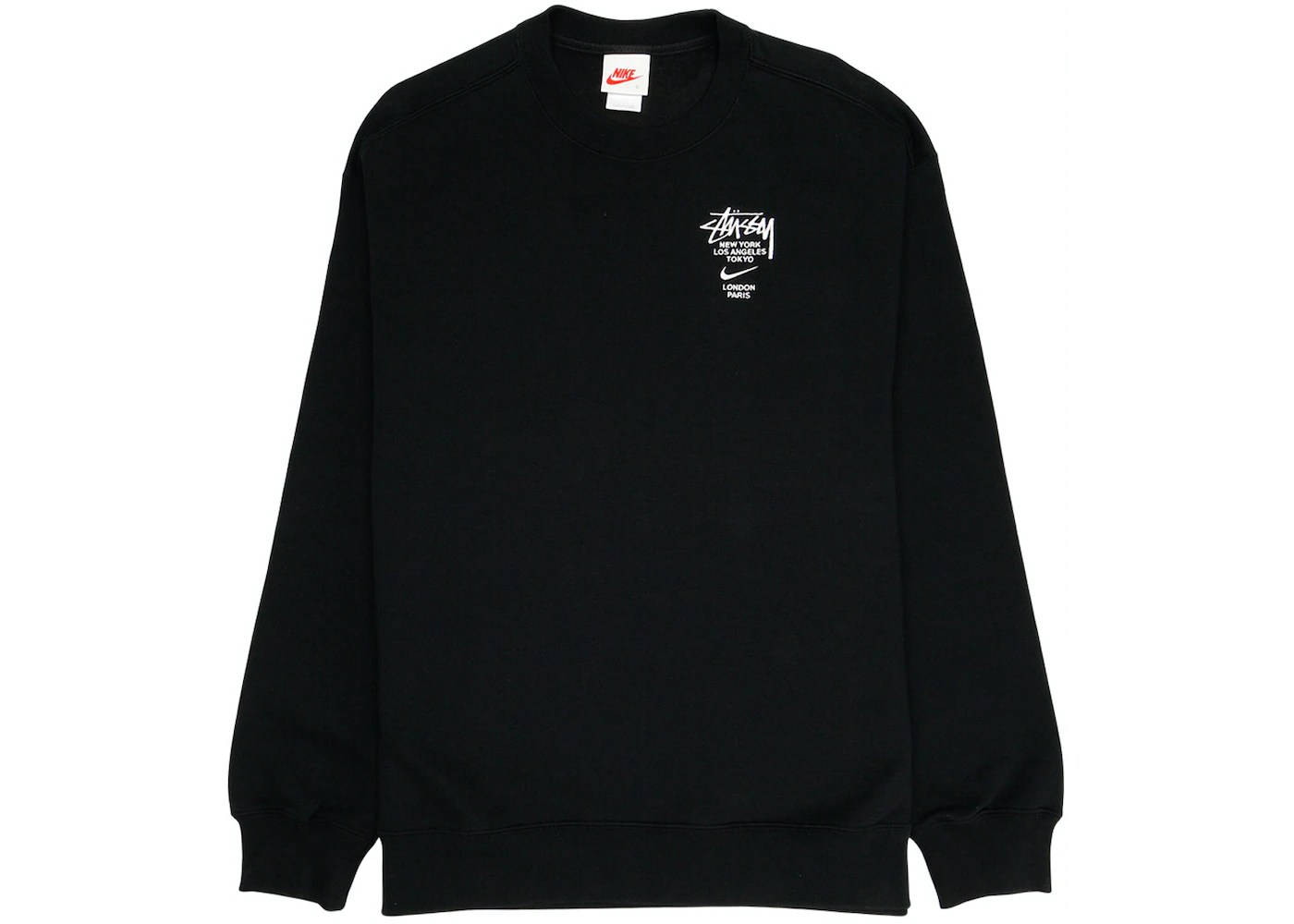 Nike X Stussy International Crewneck Sweatshirt Black 1 Nike X Stussy International Crewneck Sweatshirt Black