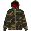 Supreme Double Hood Facemask Zip Up Hooded Sweatshirt Woodland Camo