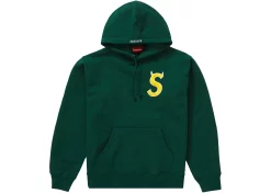 Supreme S Logo Hooded Sweatshirt (FW22) Dark Green