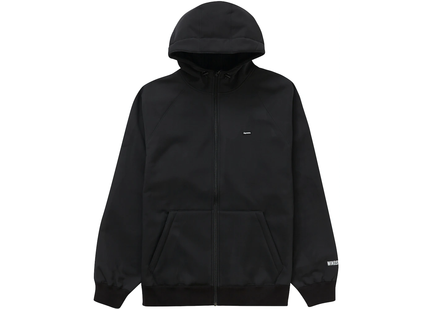 Supreme WINDSTOPPER Zip Up Hooded Sweatshirt (FW22) Black 1 Supreme WINDSTOPPER Zip Up Hooded Sweatshirt (FW22) Black
