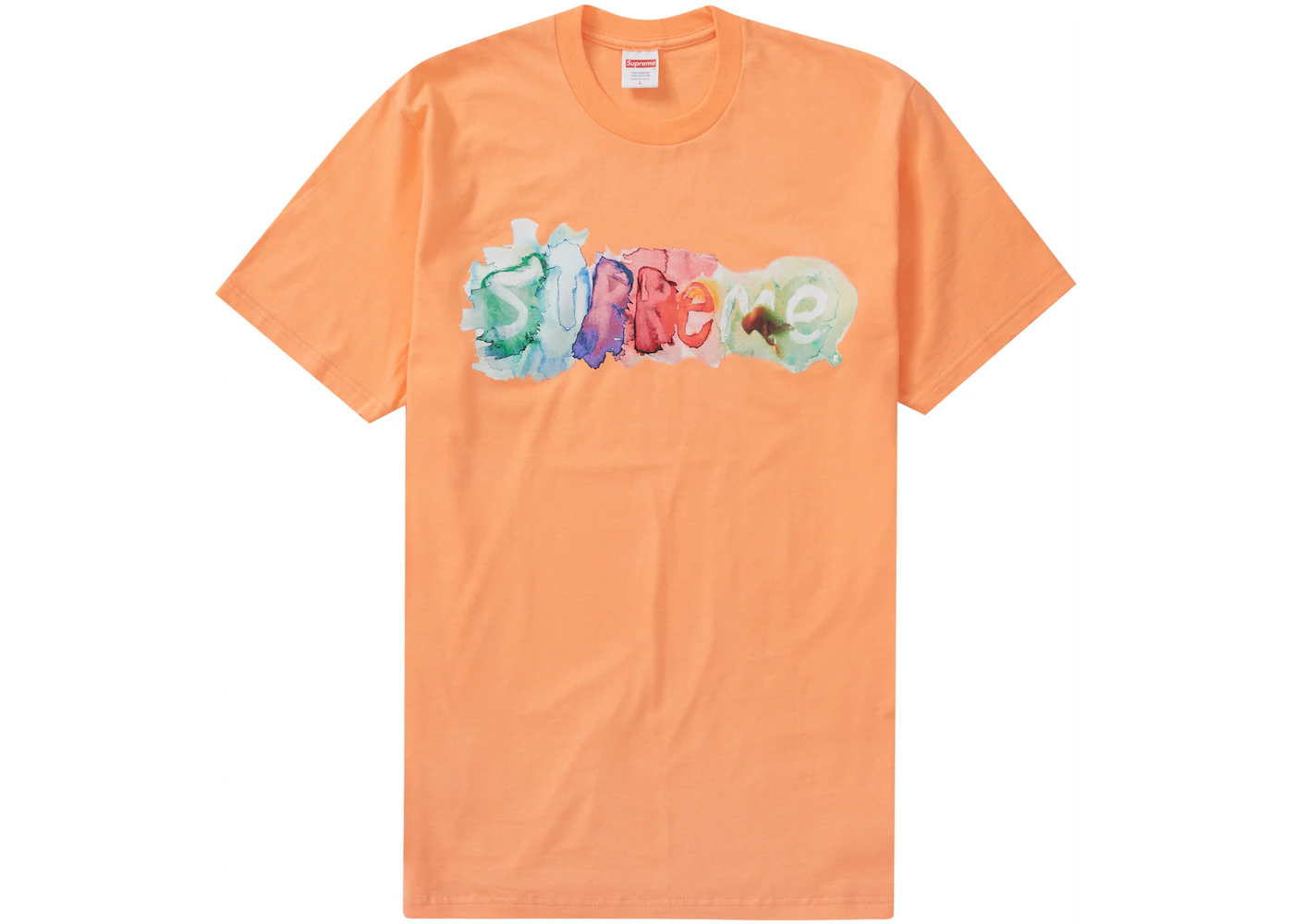 Supreme Watercolor Tee Peach 1 Supreme Watercolor Tee Peach