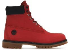 Timberland 6" Premium Boot Chicago Bulls Red