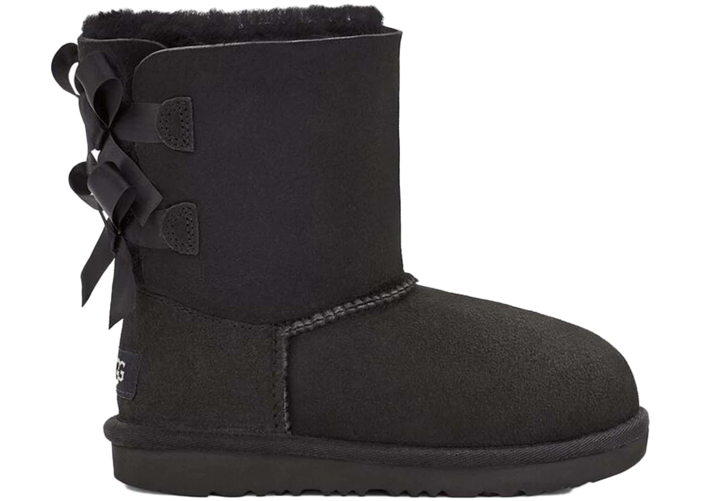 UGG Bailey Bow II Boot Black (Kids) 1 UGG Bailey Bow II Boot Black (Kids)