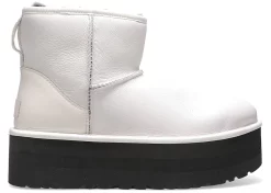 UGG Classic Mini Platform Matte Ultra Matte White (W)