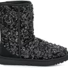 UGG Classic Short Chunky Sequin Boot Black (W)