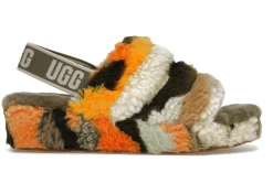 UGG Fluff Yeah Cali Collage Slide Olive (W)