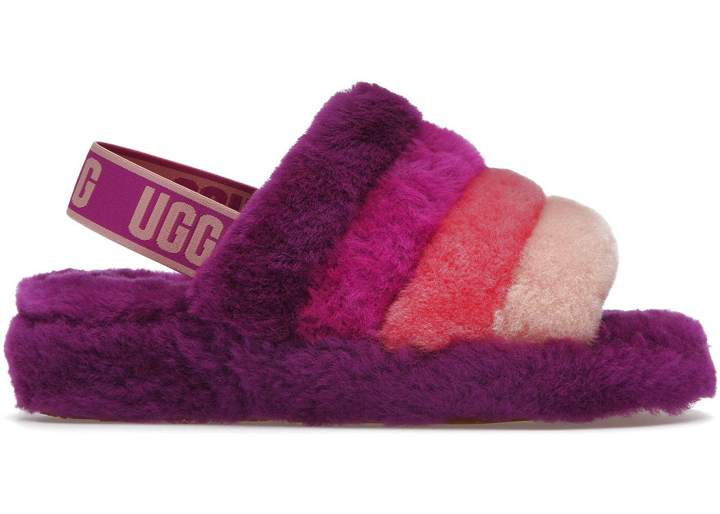 UGG Fluff Yeah Slide Berrylicious Multi (W) 1 UGG Fluff Yeah Slide Berrylicious Multi (W)