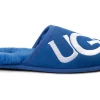UGG Scuff Logo Slipper Classic Blue White