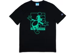 Virgil Abloh X Disney X Brooklyn Museum Mickey Mouse Tee Black