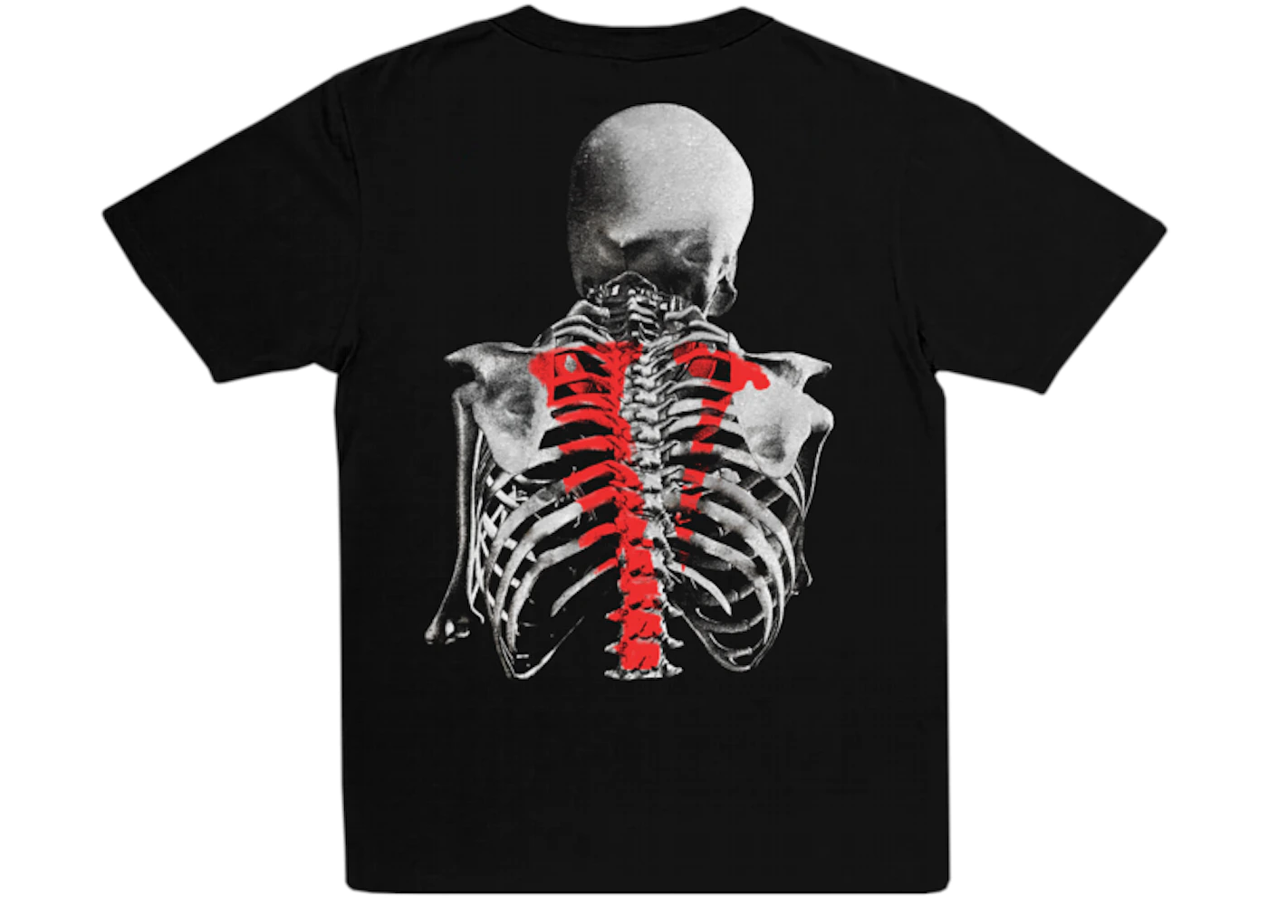 Vlone X Never Broke Again Bones T-shirt Black 1 Vlone X Never Broke Again Bones T-shirt Black