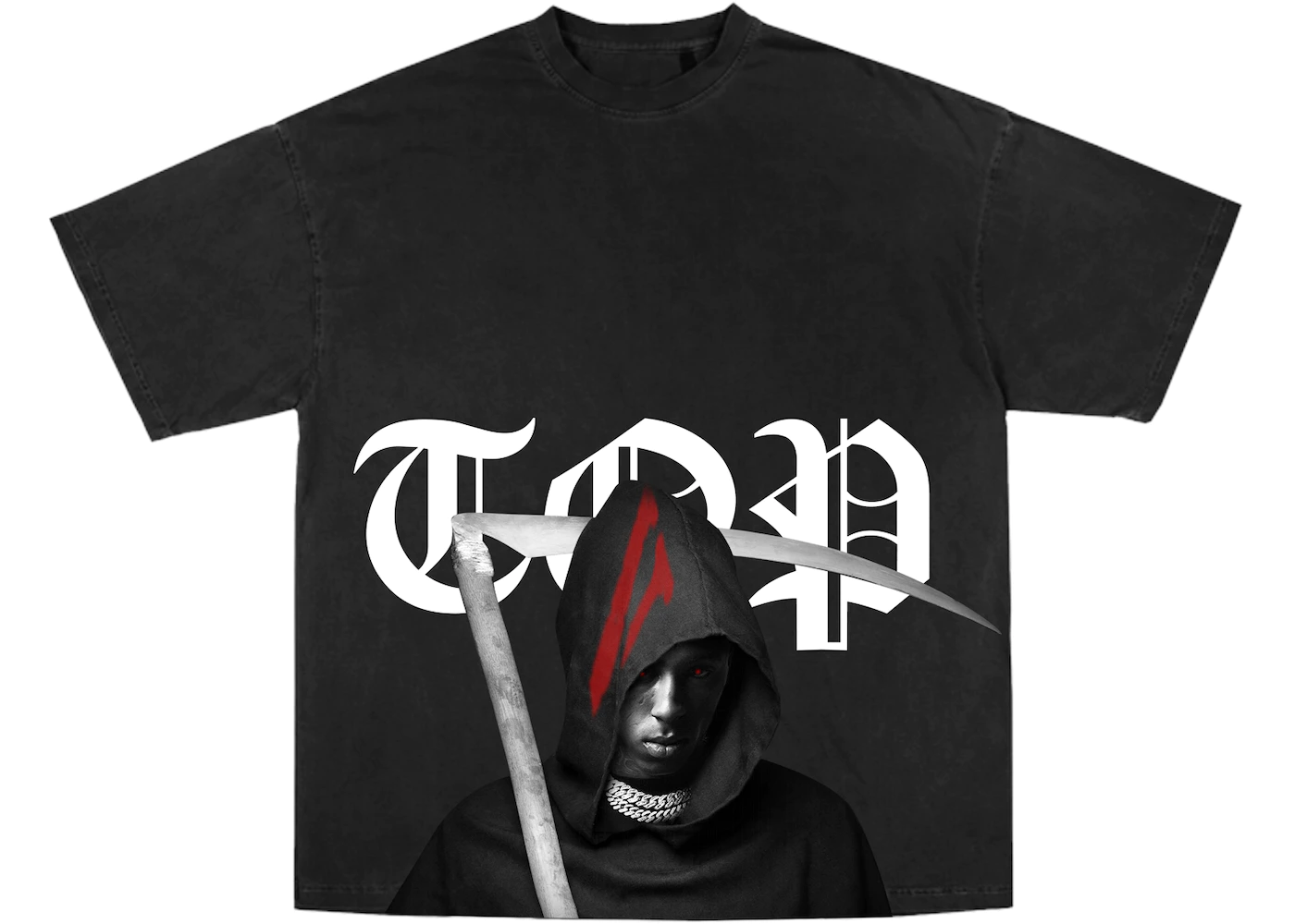 YoungBoy NBA X Vlone Murder Business Tee Black 1 YoungBoy NBA X Vlone Murder Business Tee Black